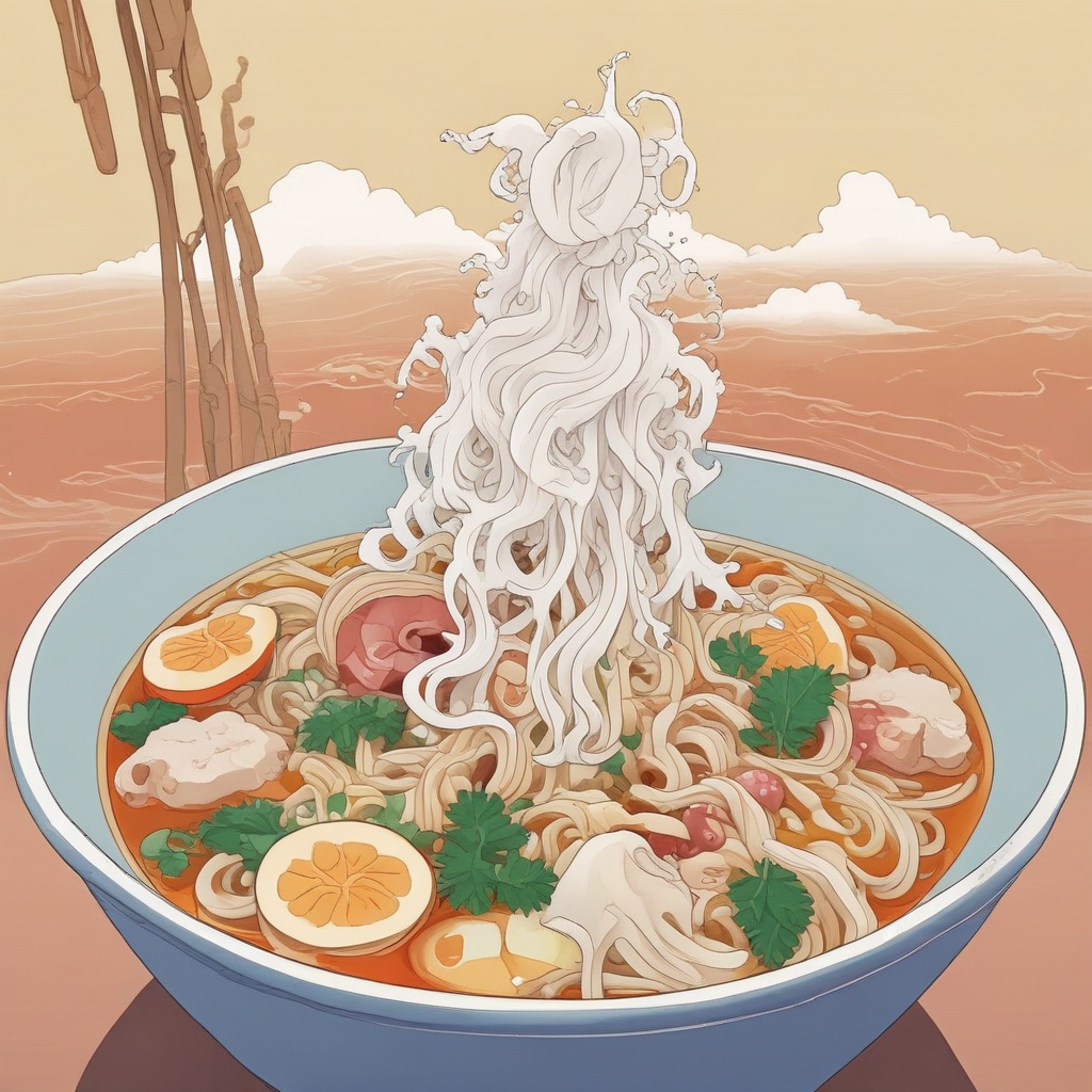 豚骨ラーメンの写真